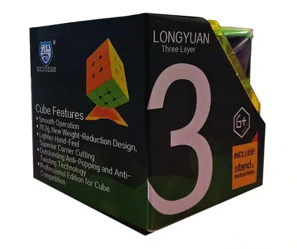 genios cub rubik longyuan 3x3x3 carbon cutie