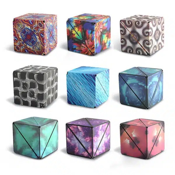 genios joc logica magnetic shashibo cubes