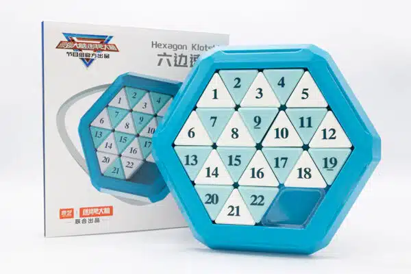 genios puzzle educativ magnetic qy toys hexagonal klotski puzzle cutie