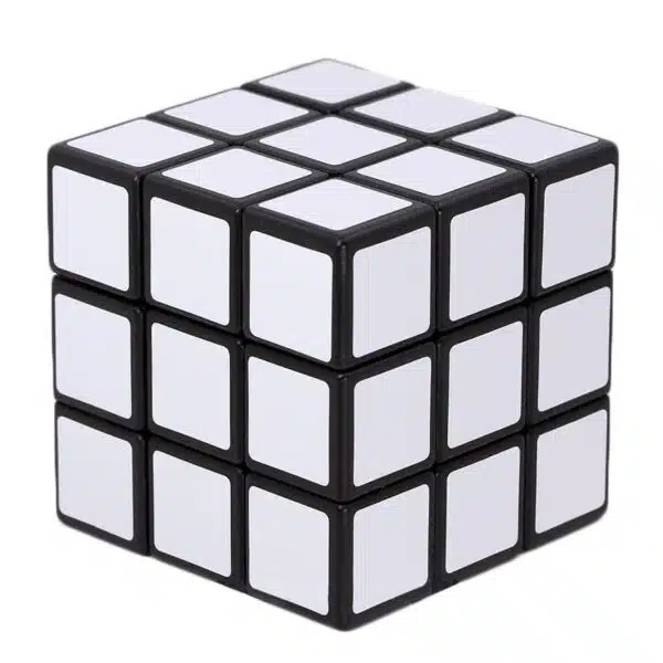 genios puzzle rubik blank mirror 2x2x2 rezolvat