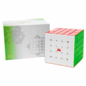 genios cub rubik magnetic 5x5x5 x man design hong ball core uv coated poza principala